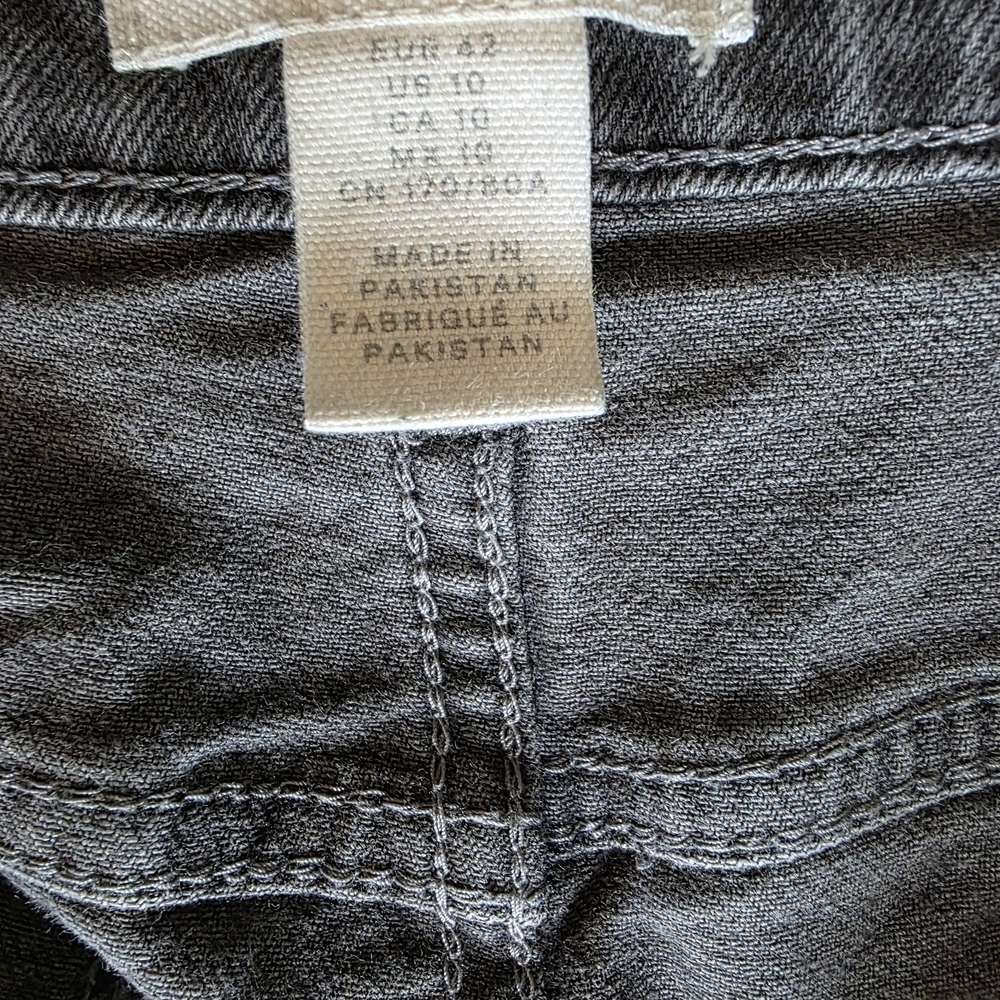 H&M Dark Gray Women's Flare Jeans